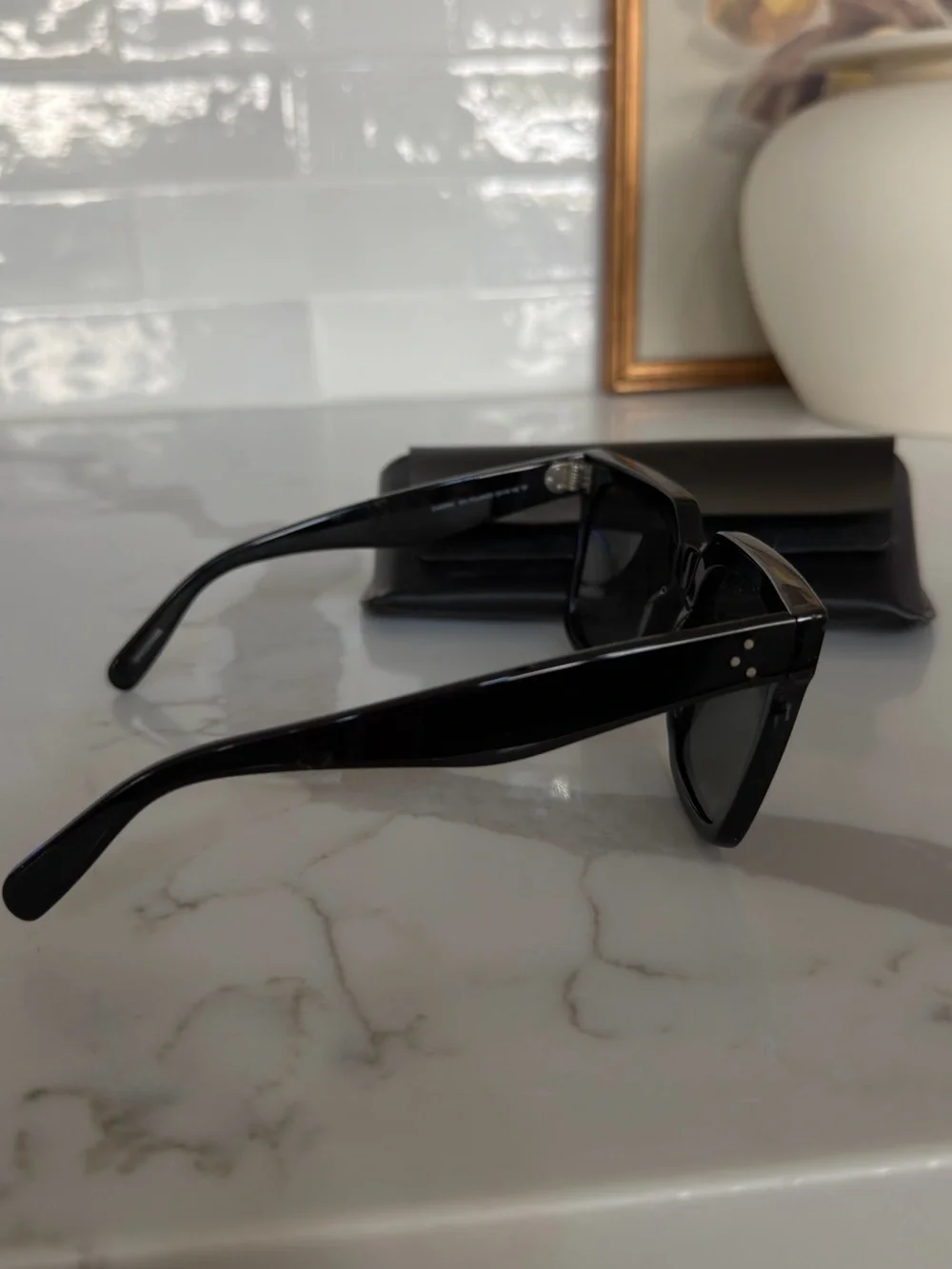 Celine Black Square Sunglasses
